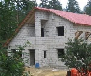 Фундамент для дома из пеноблоков
