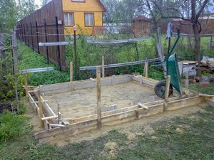 Фундамент для беседки в Брянске и Брянской области